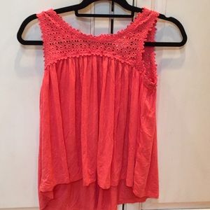 Coral Ella Moss flowy top
